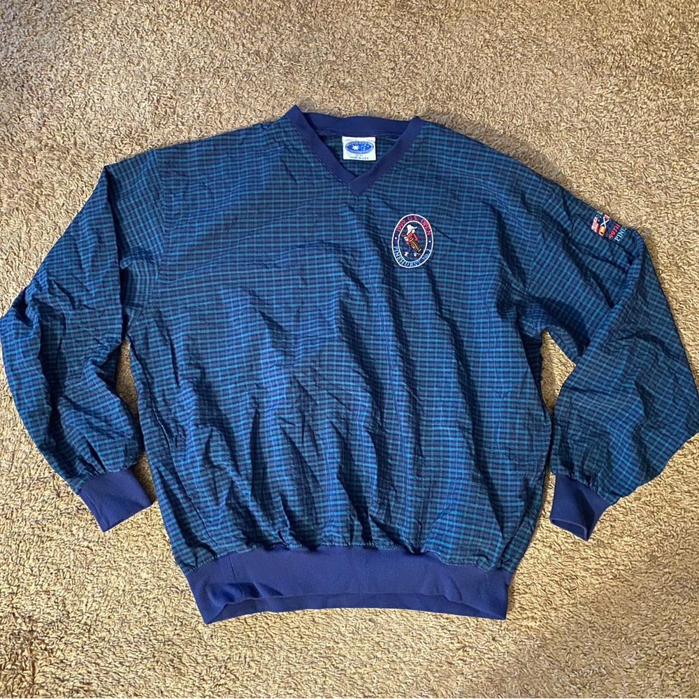 Vintage Starbus 1999 US Open Pinehurst Men’s Weather Golf Pullover Sweater Sz L